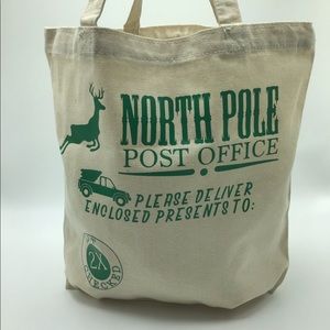 North Pole Canvas Tote